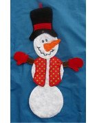 In the Hoop Hanging Mrs Claus