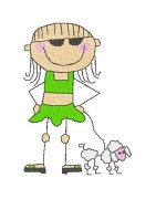 black-outline-girl-with-poodle