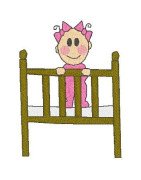 black-outline-girl-crib-baby