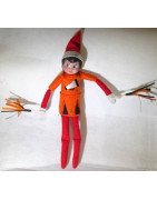 In the Hoop Elf Cheer Clothes Set