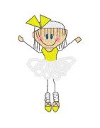 black-outline-girl-yellow-ballerina