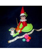 In the Hoop Elf Cheer Clothes Set