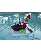 In the Hoop Elf Cheer Clothes Set