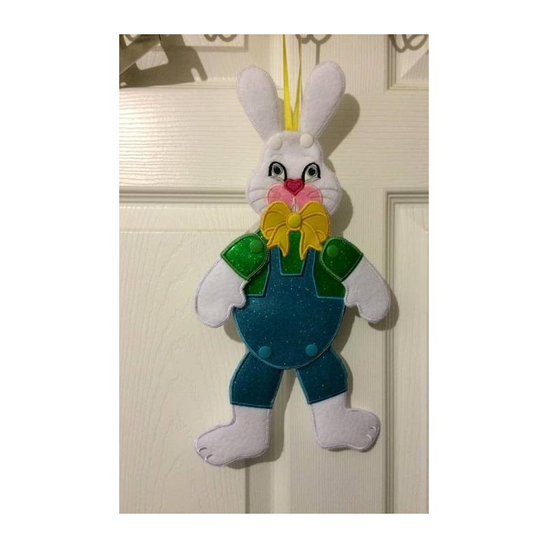 Hanging Boy Bunny for Door