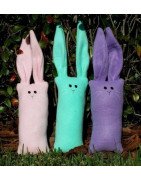 Colorful Bunny Pillow