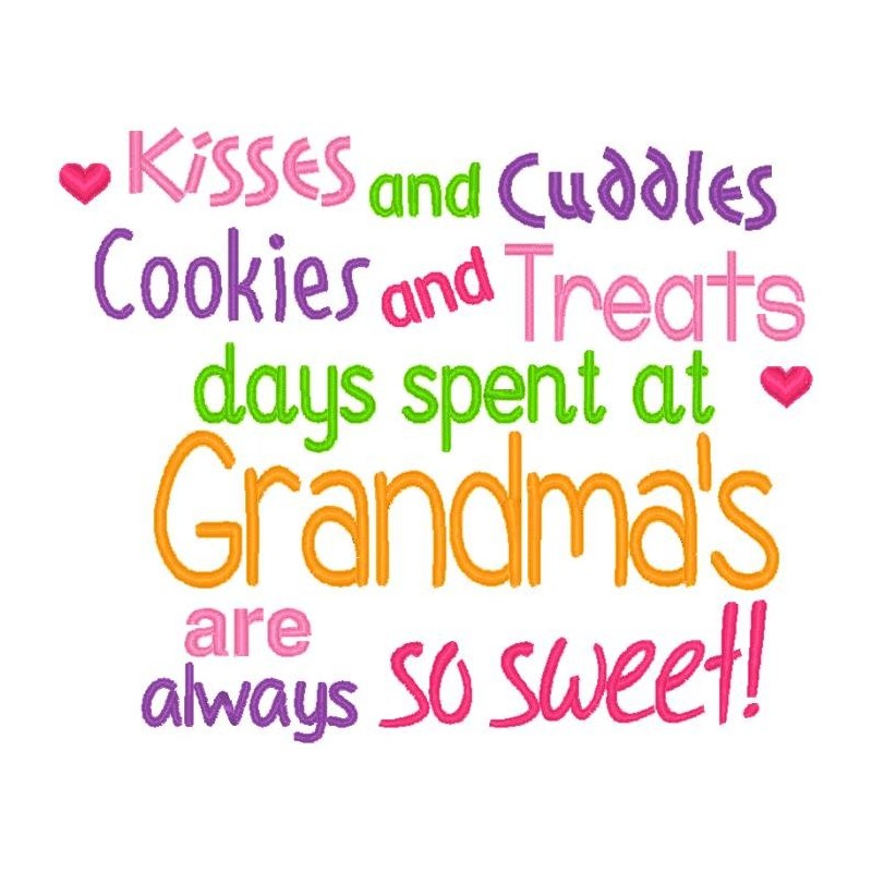 Kisses and Cuddles Grandma