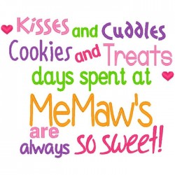 Kisses and Cuddles MeMaw