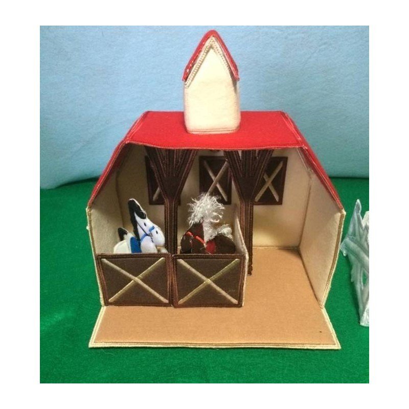 Stable and Horse Set