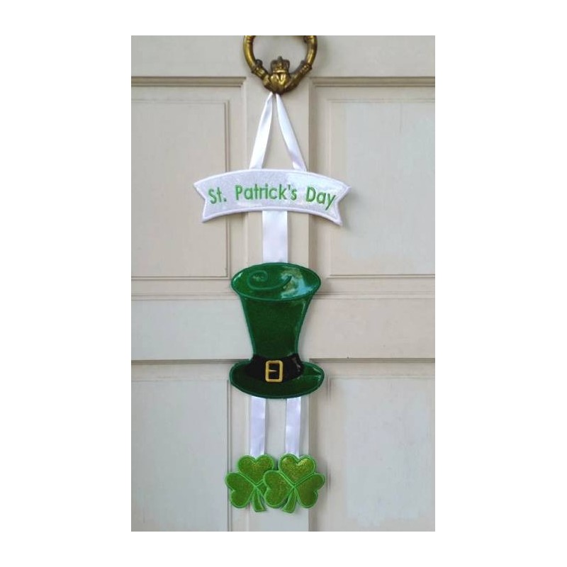In Hoop St Patricks Day Door Hanger