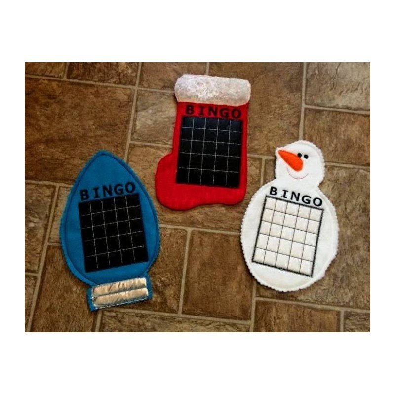 In Hoop Christmas Bingo Set for Fun