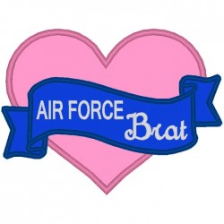 Air Force Brat Heart