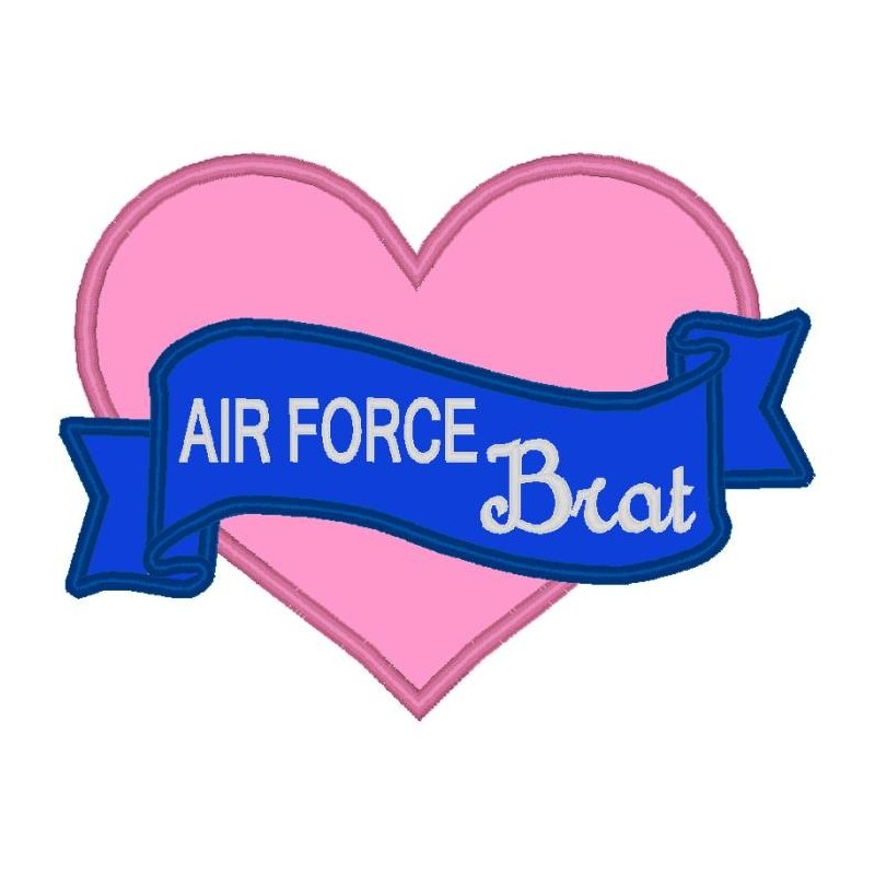 Air Force Brat Heart