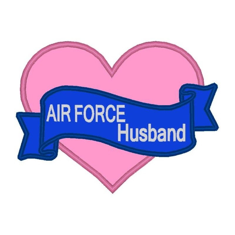 Air Force Husband Heart