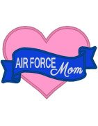 Air Force Mom Heart