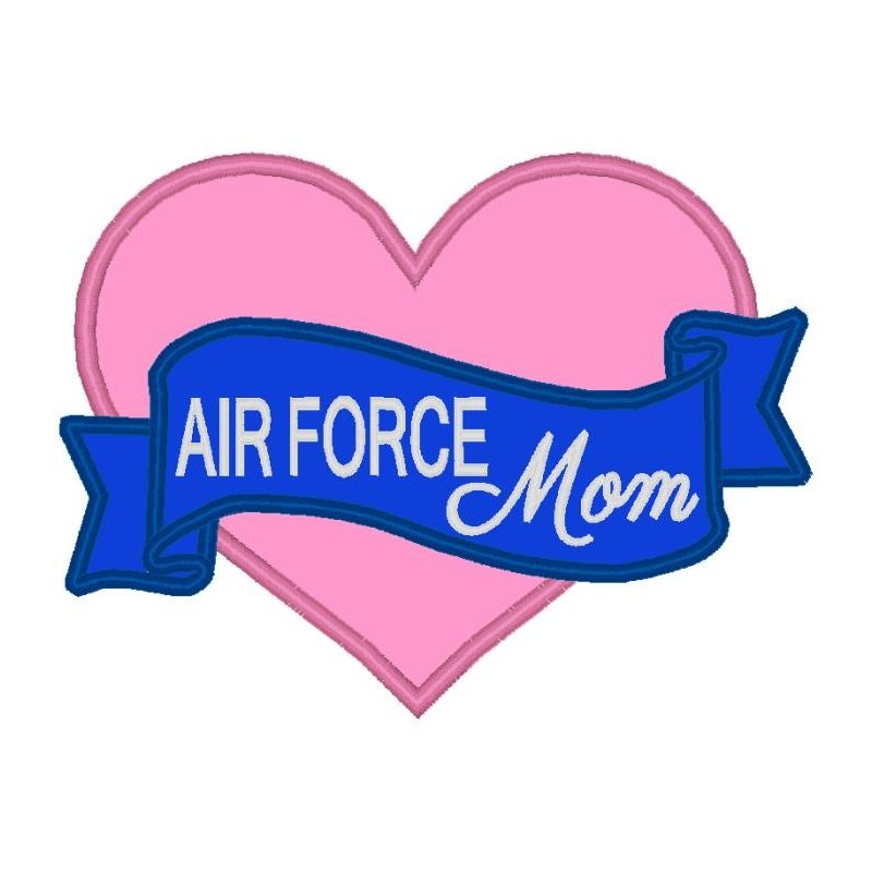 Air Force Mom Heart