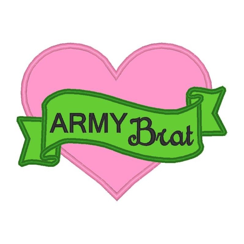 Army  Brat Heart
