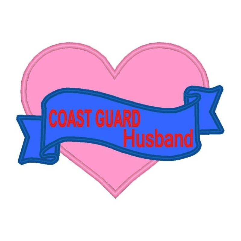 Coast Guard Husband Heart
