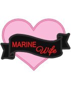 Marine Wife Heart