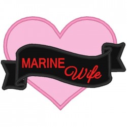 Marine Wife Heart