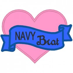 Navy Brat Heart