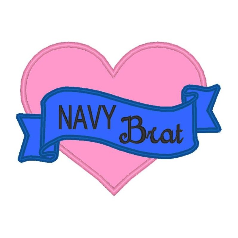 Navy Brat Heart