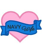 Navy Wife Heart