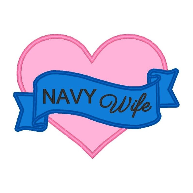 Navy Wife Heart