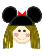 Vacation Girl 7 Applique