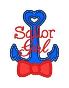 Sailor Girl with Anchor