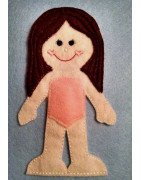 In the Hoop Flat Doll -  Regan