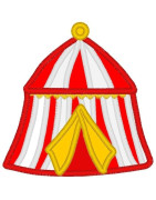 Circus Tent Applique