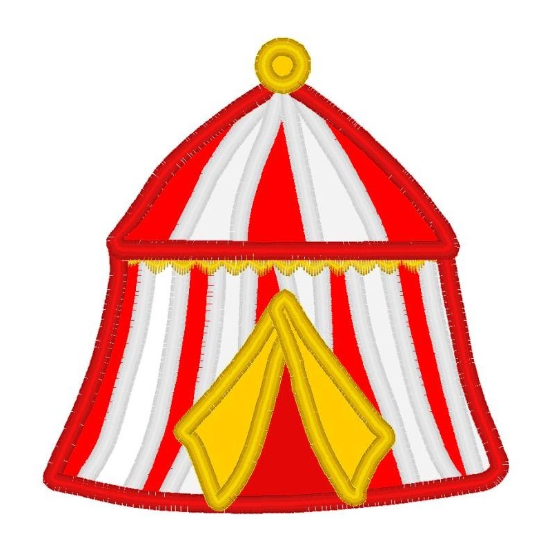 Circus Tent Applique