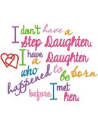 Daughter born before I met her