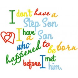 Son born before I met him