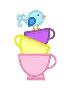 Stacked Teacups