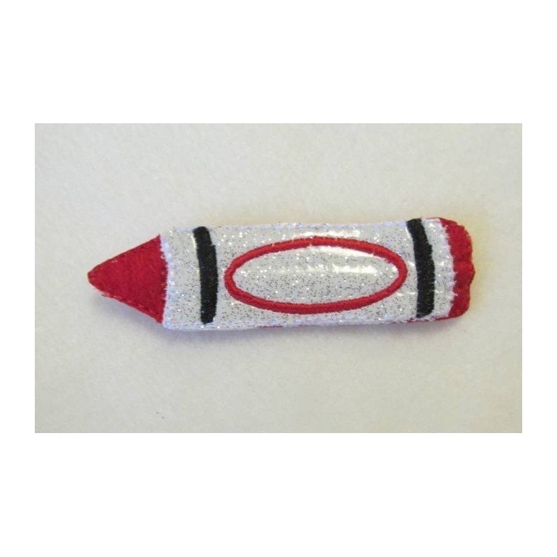 In Hoop Crayon Bobbie Pin Buddy