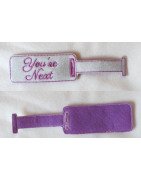 In Hoop Flower Tag