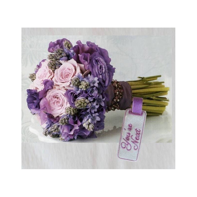 In Hoop Flower Tag