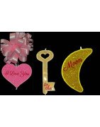 I love You to the Moon Door Hanger
