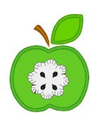 Green Apple Applique