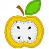 Yellow Apple Applique