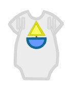 Baby Boat Onesie Banner