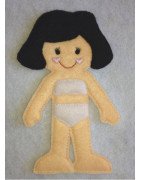 Rebecca Flat Doll