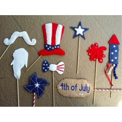 4th of July Photo Props