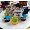 4th of July Cupcake Flags