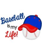 Baseball My Life with Hat