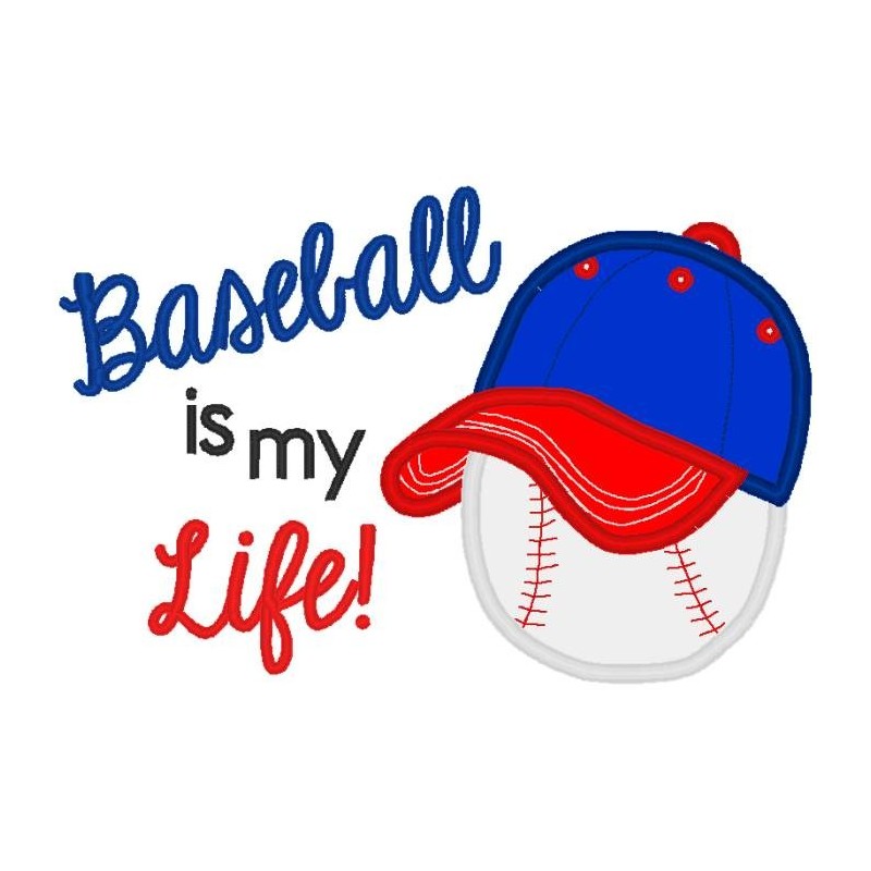 Baseball My Life with Hat