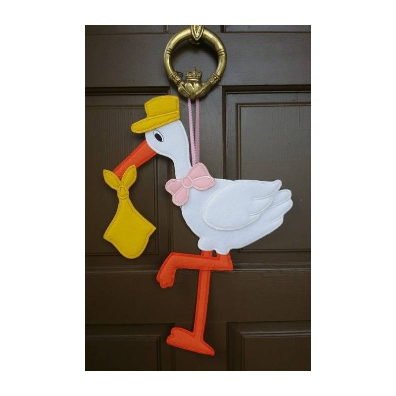 Stork Door Hanger