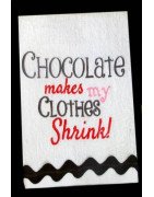 Chocolate Kitchen Towel Sayings