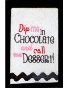 Chocolate Kitchen Towel Sayings